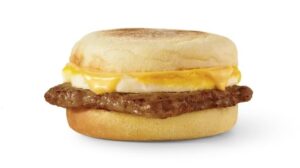 Wendy’s Sausage, Egg & Cheese English Muffin