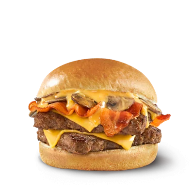Bacon Portabella Mushroom Melt (Double)