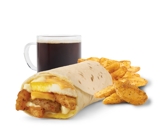 Breakfast Burrito with Sausage
