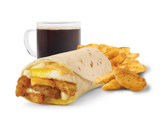 Breakfast Burrito with Sausage