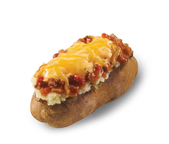 Chili & Cheese Baked Potato