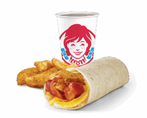 Bacon Breakfast Wrap Combo