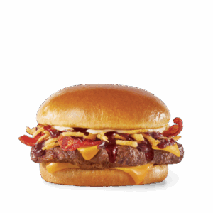 Bull's-Eye BBQ Cheeseburger