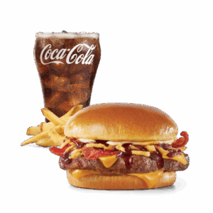 Bull's-Eye BBQ Cheeseburger Combo