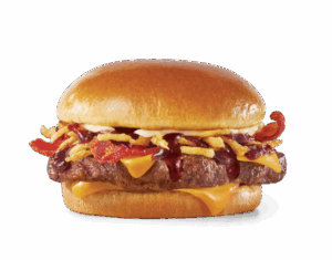 Bull's-Eye BBQ Cheeseburger