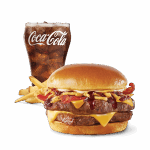 Bull's-Eye BBQ Double Cheeseburger Combo