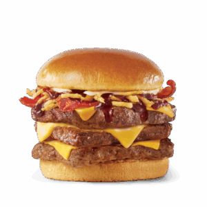 Bull's-Eye BBQ Triple Cheeseburger