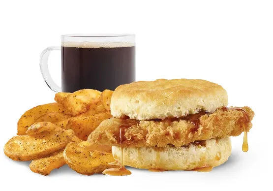 Wendys Honey Butter Chicken Biscuit Combo