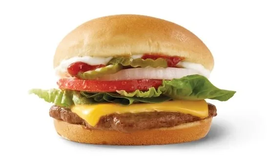 Wendy's Jr. Cheeseburger Deluxe