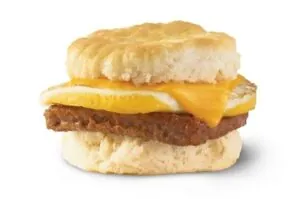 Wendy’s Sausage, Egg & Cheese Biscuit
