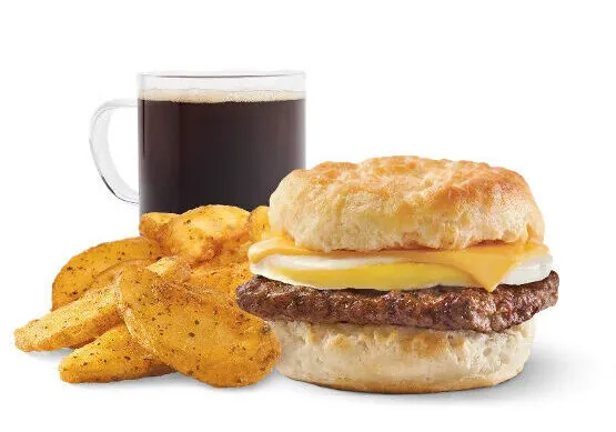 wendy Sausage Egg Cheese Biscuit Combo
