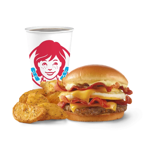 Breakfast Baconator Combo