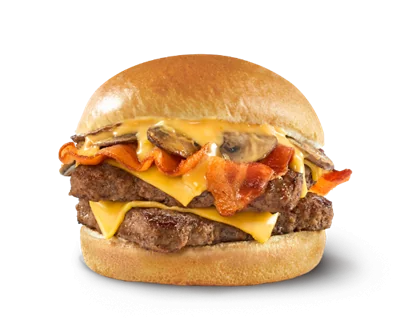 Bacon Portabella Mushroom Melt (Double)