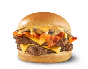 Bacon Portabella Mushroom Melt (Double)