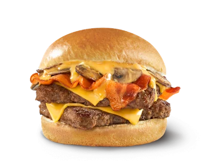 Bacon Portabella Mushroom Melt (Double)