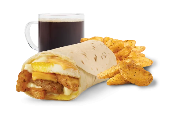 Breakfast Burrito with Sausage
