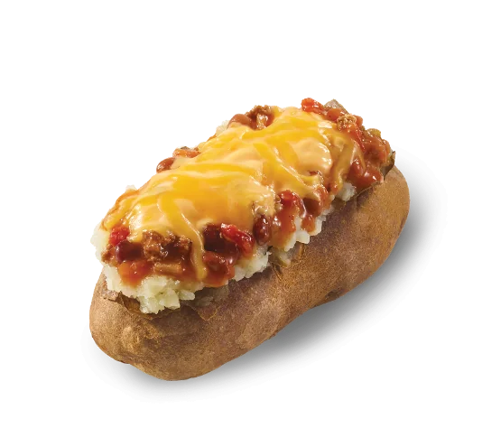 Chili & Cheese Baked Potato