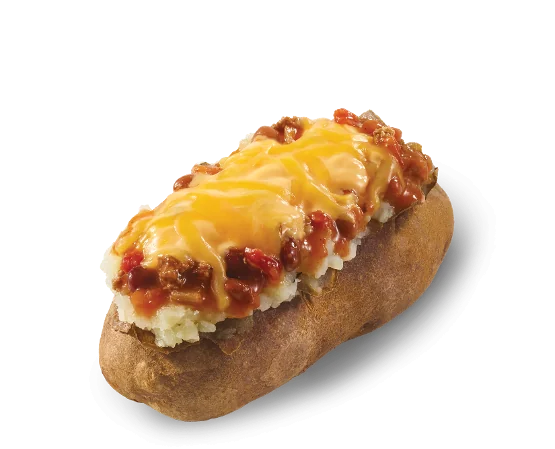 Chili & Cheese Baked Potato