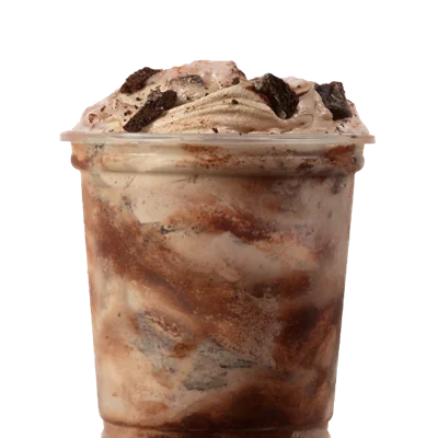 OREO Brownie Twist Chocolate Frosty Fusion