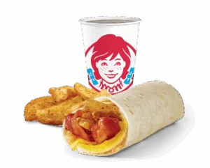 Bacon Breakfast Wrap Combo