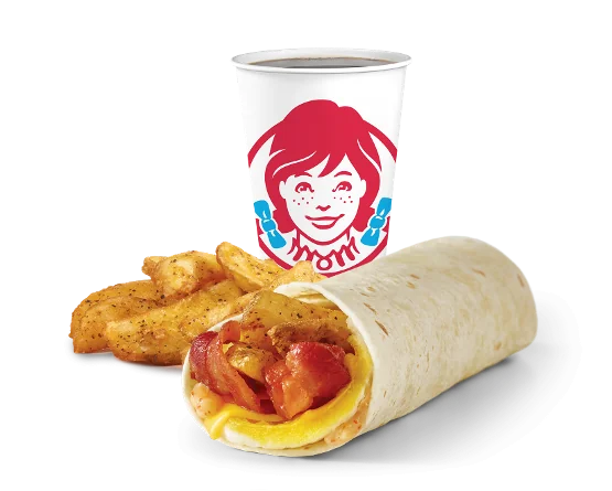 Bacon Breakfast Wrap Combo