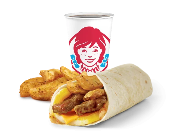 Sausage Breakfast Wrap Combo