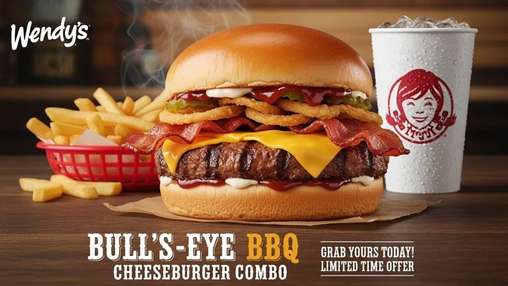 Bull's-Eye BBQ Cheeseburger Combo