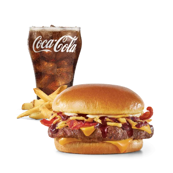 Bull's-Eye BBQ Cheeseburger Combo