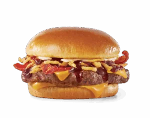 Bull's-Eye BBQ Cheeseburger