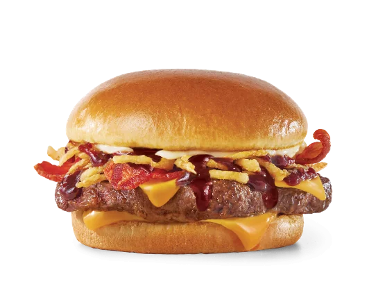 Bull's-Eye BBQ Cheeseburger