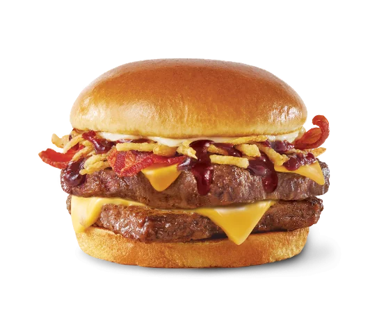 Bull's-Eye BBQ Double Cheeseburger