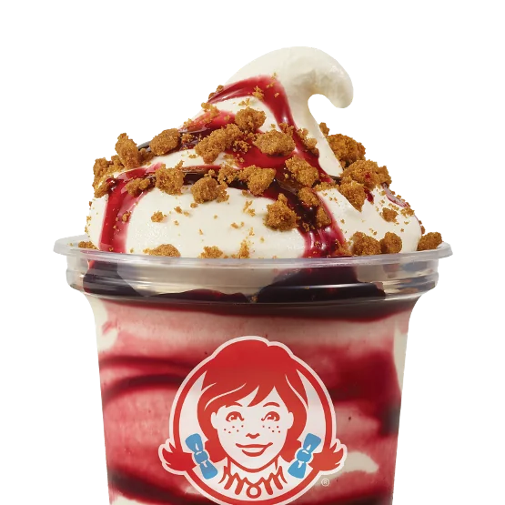 Vanilla Cherry Crumble Frosty