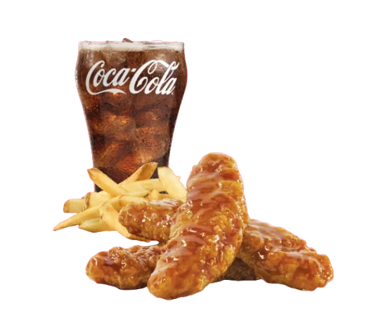 3 PC Honey Garlic Chicken Strips combo