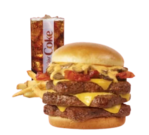 Bacon Portabella Mushroom Melt Triple