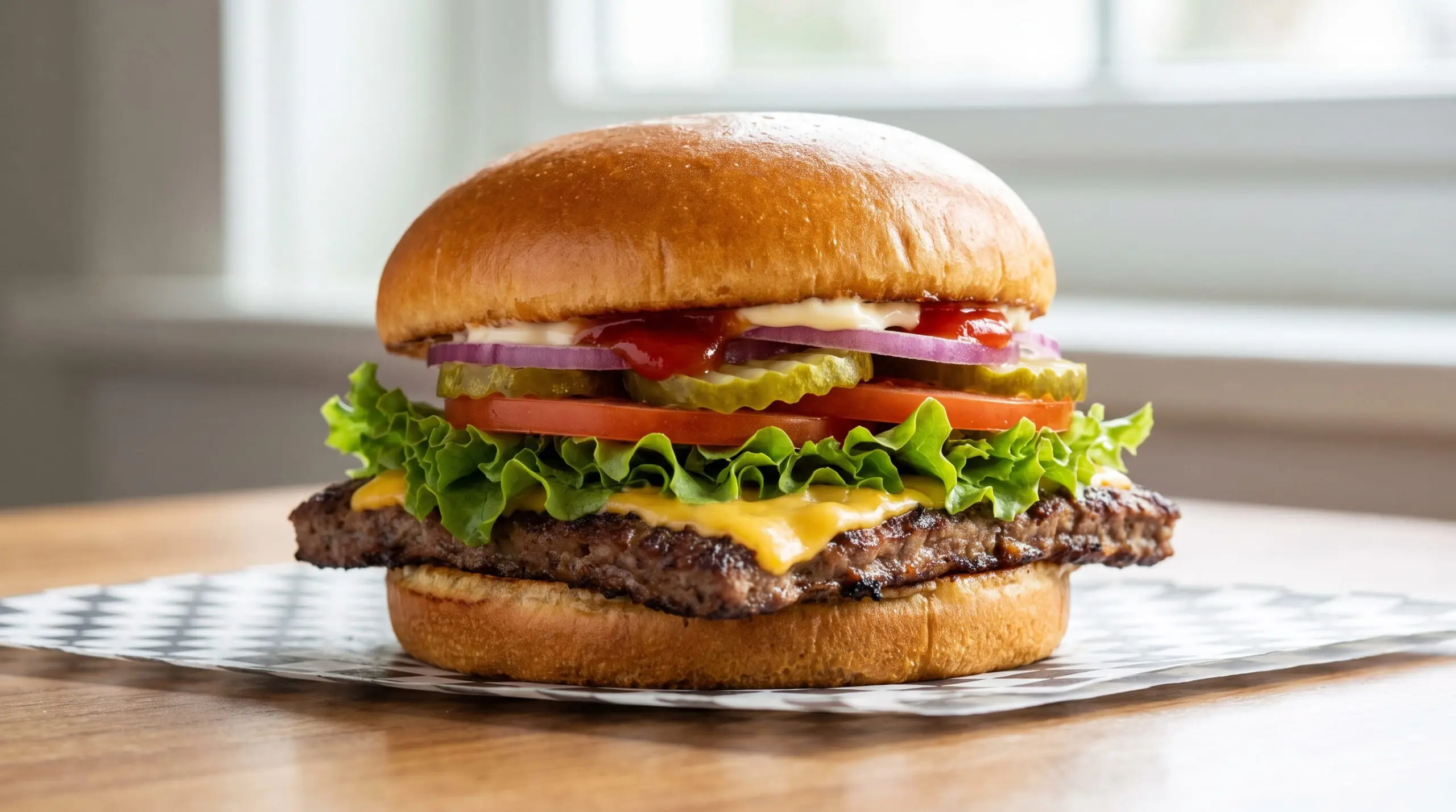 Wendy's Square Burgers