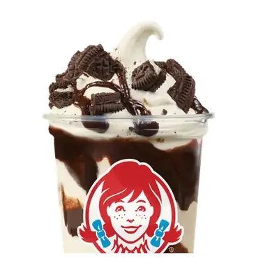 Wend's Oreo Brownie Frosty Vanilla