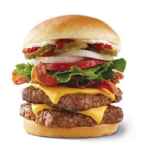 Wendy's Bacon Deluxe ½ lb. Double