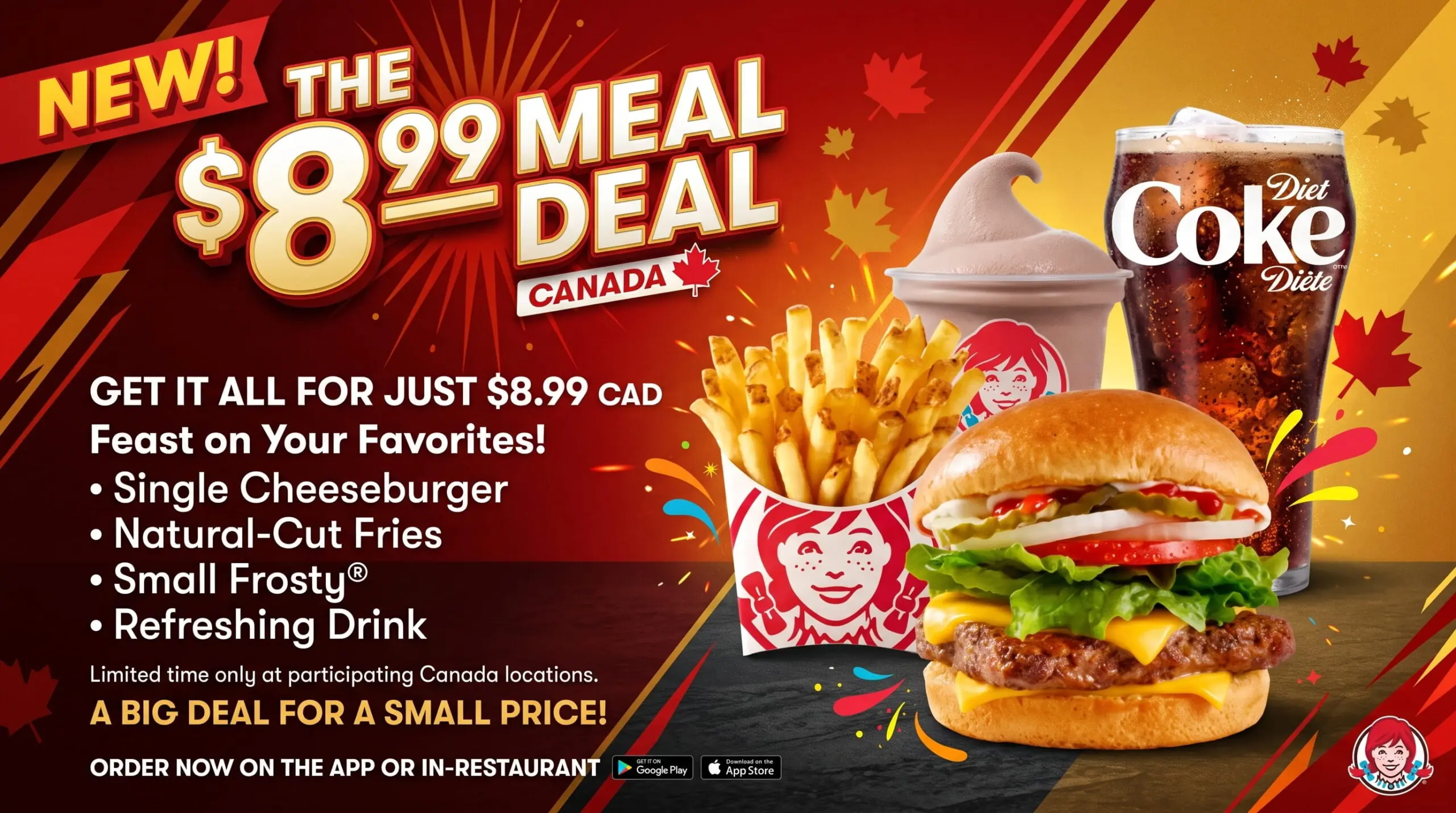 Wendy's new deal $8.99 Meal Deal, Canada(1)